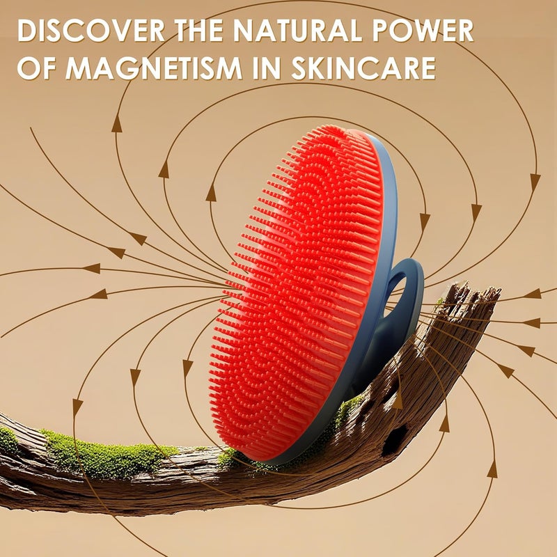 Innerneed Magnetic Silicone Body Scrubber for Shower – Soft, Hygienic Exfoliating Body Brush with Magnetic Core for Daily Cleansing, Circulation & Skin Vitality - Image 2